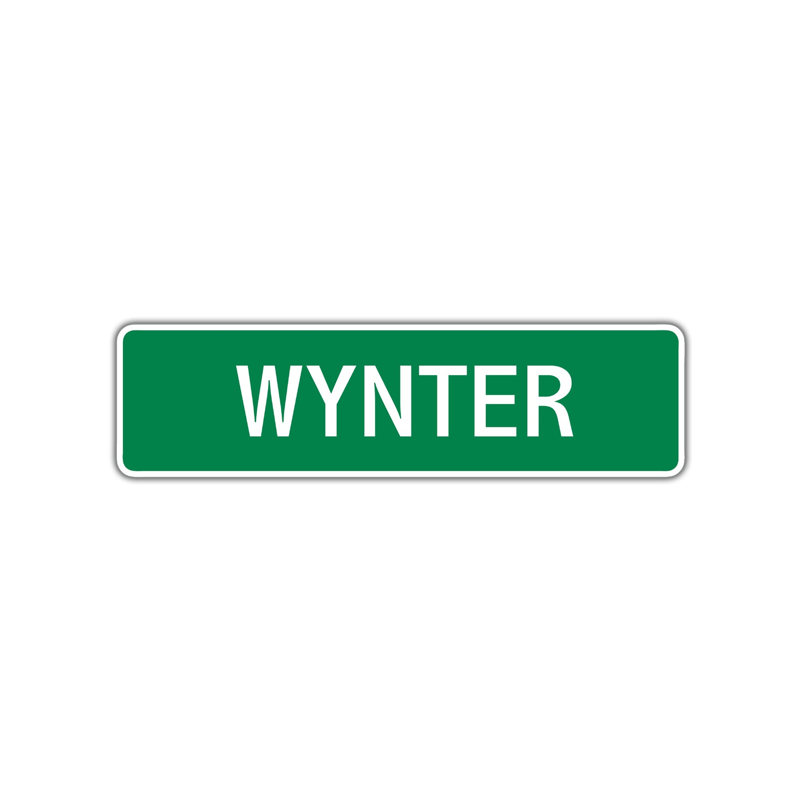 Wynter Street Sign