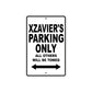 Xzavier's Name Parking Only All Others Will Be Towed Aluminum Sign  