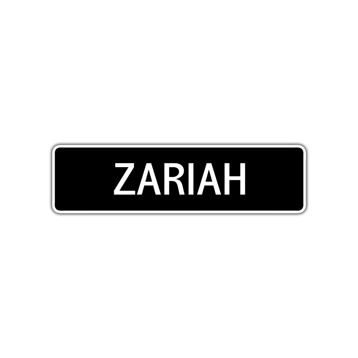 Zariah Street Metal Sign 