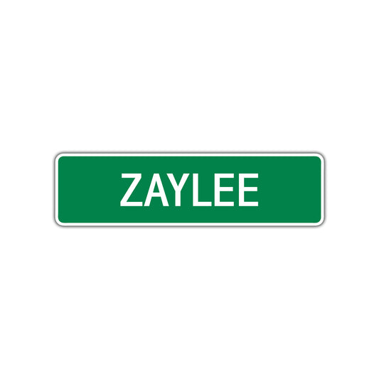 Zaylee Street Sign 