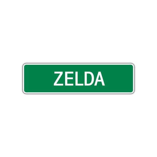 Zelda Street Sign 