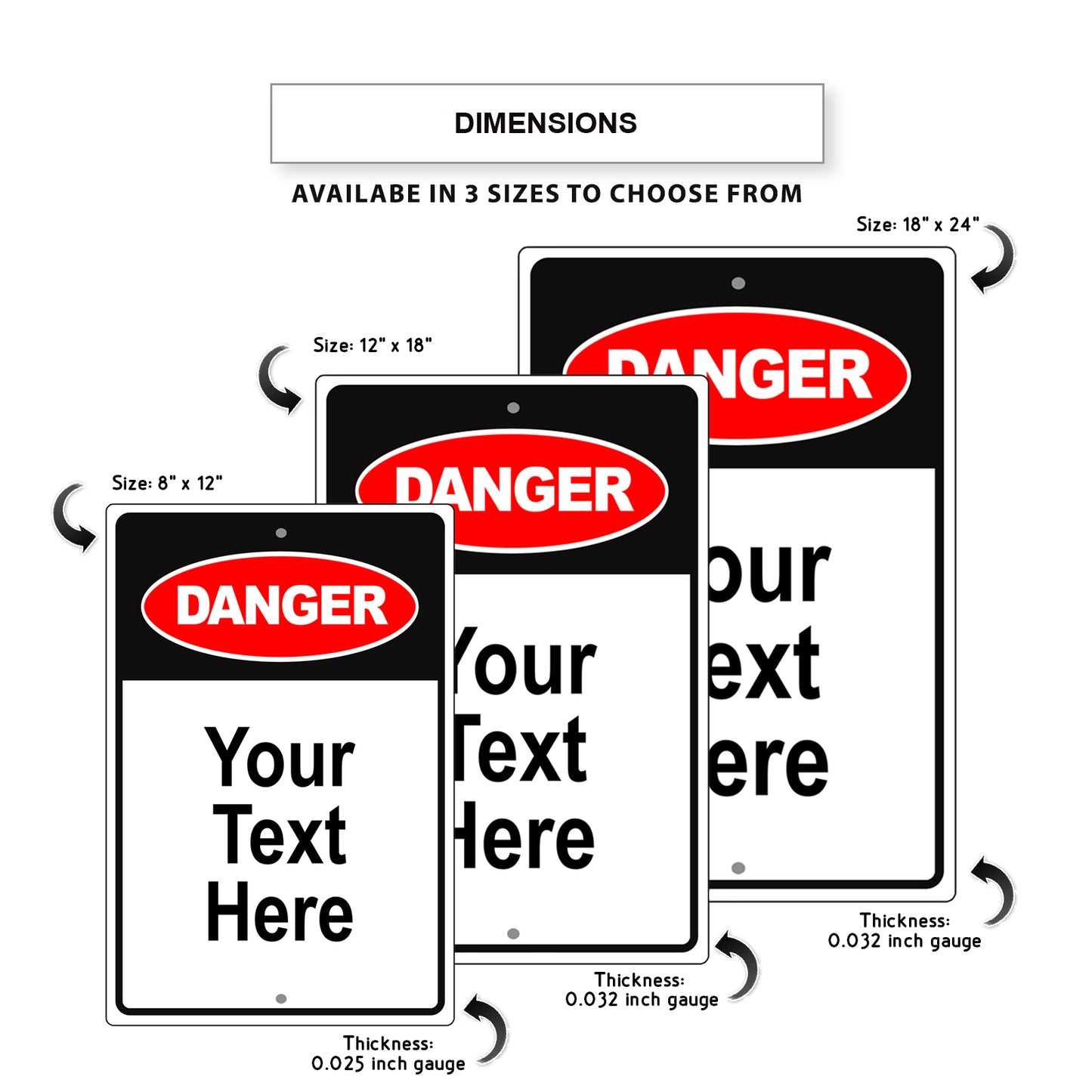 Danger Your Text Here Sign
