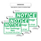 Notice Your Text/Image Here Sign