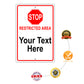 Stop Restricted Area Sign