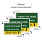 Your City Here Your State Here Exit Only Sign