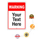 Warning Your Text Here Sign