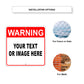 Warning Your Text Or Image Here Sign