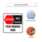 Stop No Drugs Your Wording Here Sign