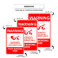 Warning This Property Is Procted By Video Surveillance Sign