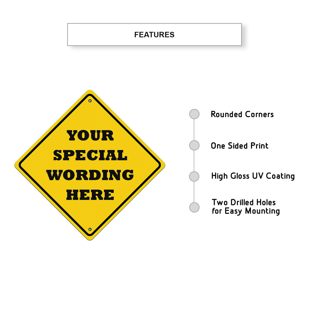 Your Special Wording Here Sign – Sign Fever
