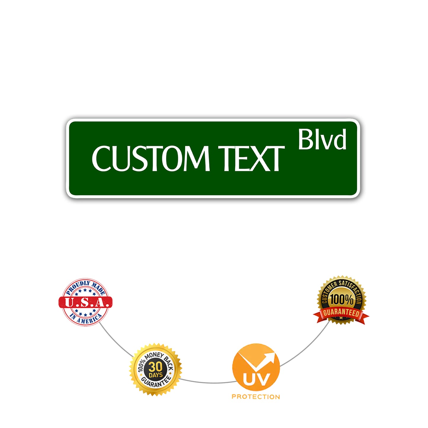 Custom Text Blvd Sign