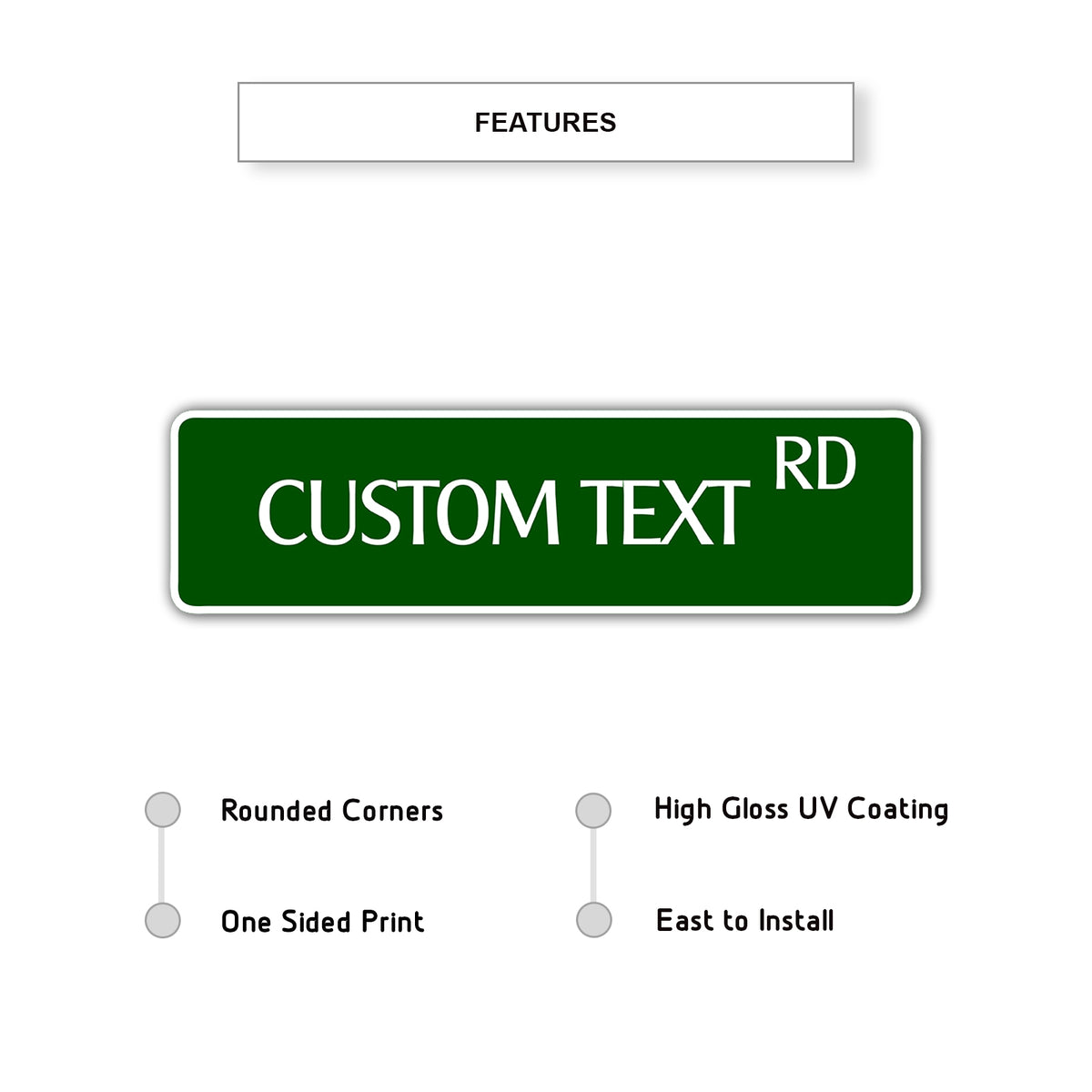 Custom Text RD Sign – Sign Fever
