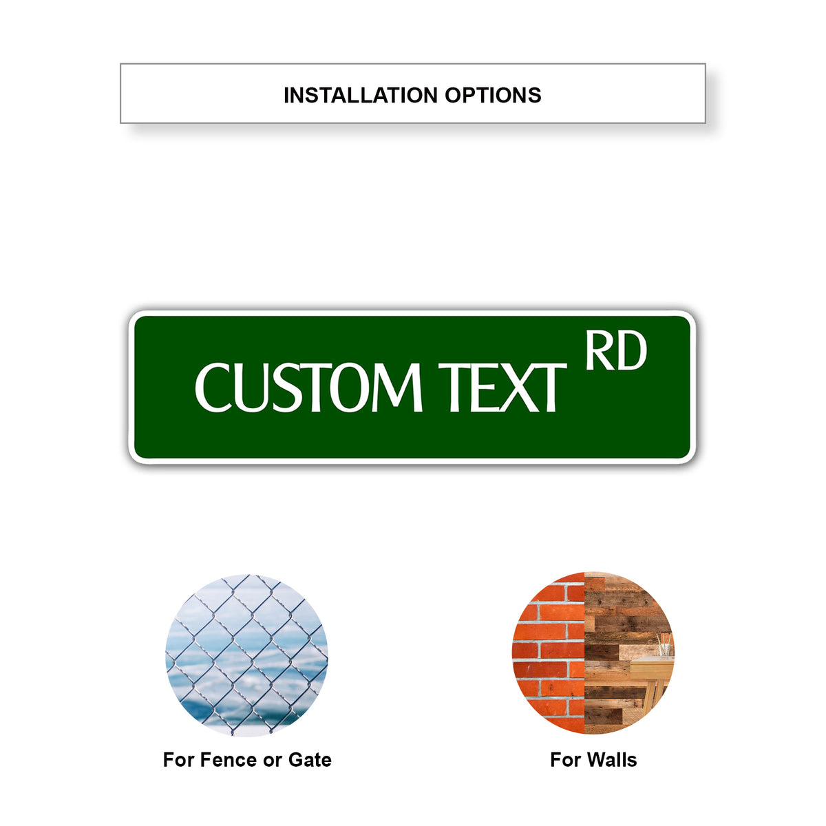 Custom Text RD Sign – Sign Fever