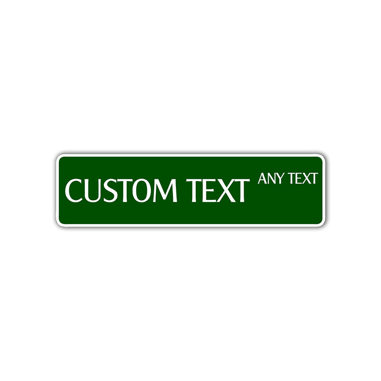 Text Signs Sample Custom Text Any Text Sign – Sign Fever