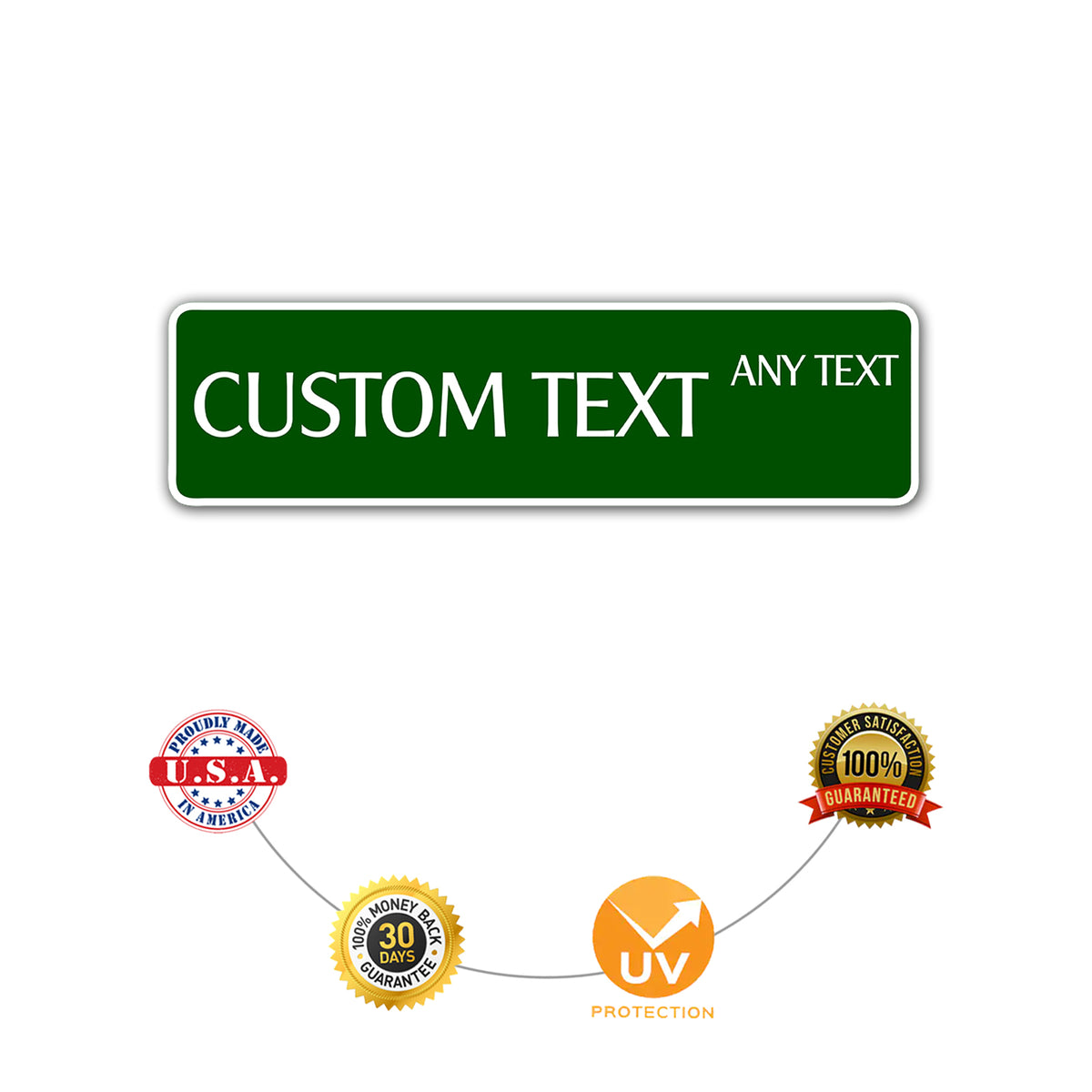 Custom Text Any Text Sign – Sign Fever