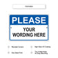 Please You Wording Here Sign