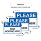 Please You Wording Here Sign