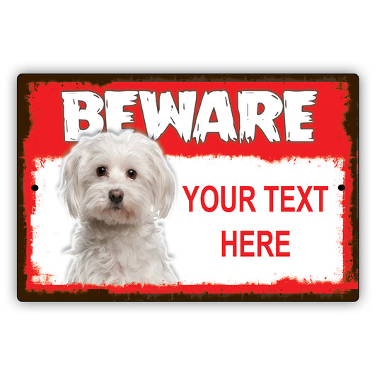 Beware Your Text Here Sign
