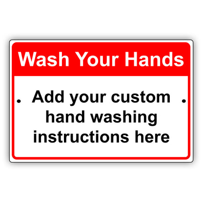 Wash Your Hands Sign