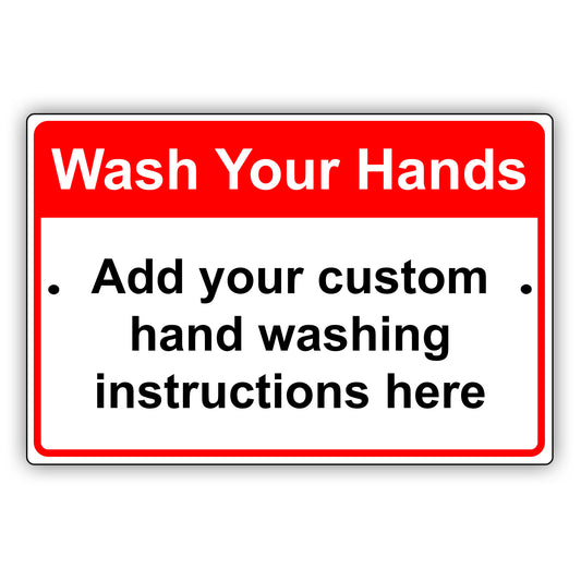 Wash Your Hands Sign