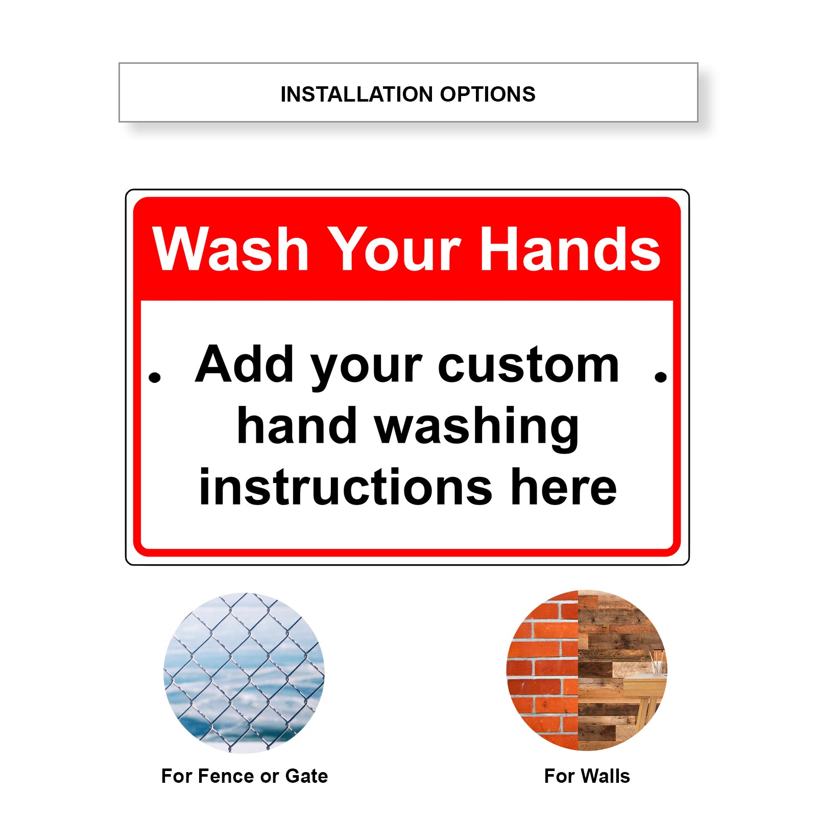 Wash Your Hands Sign