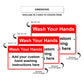 Wash Your Hands Sign