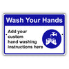 Wash Your Hands Street Sign