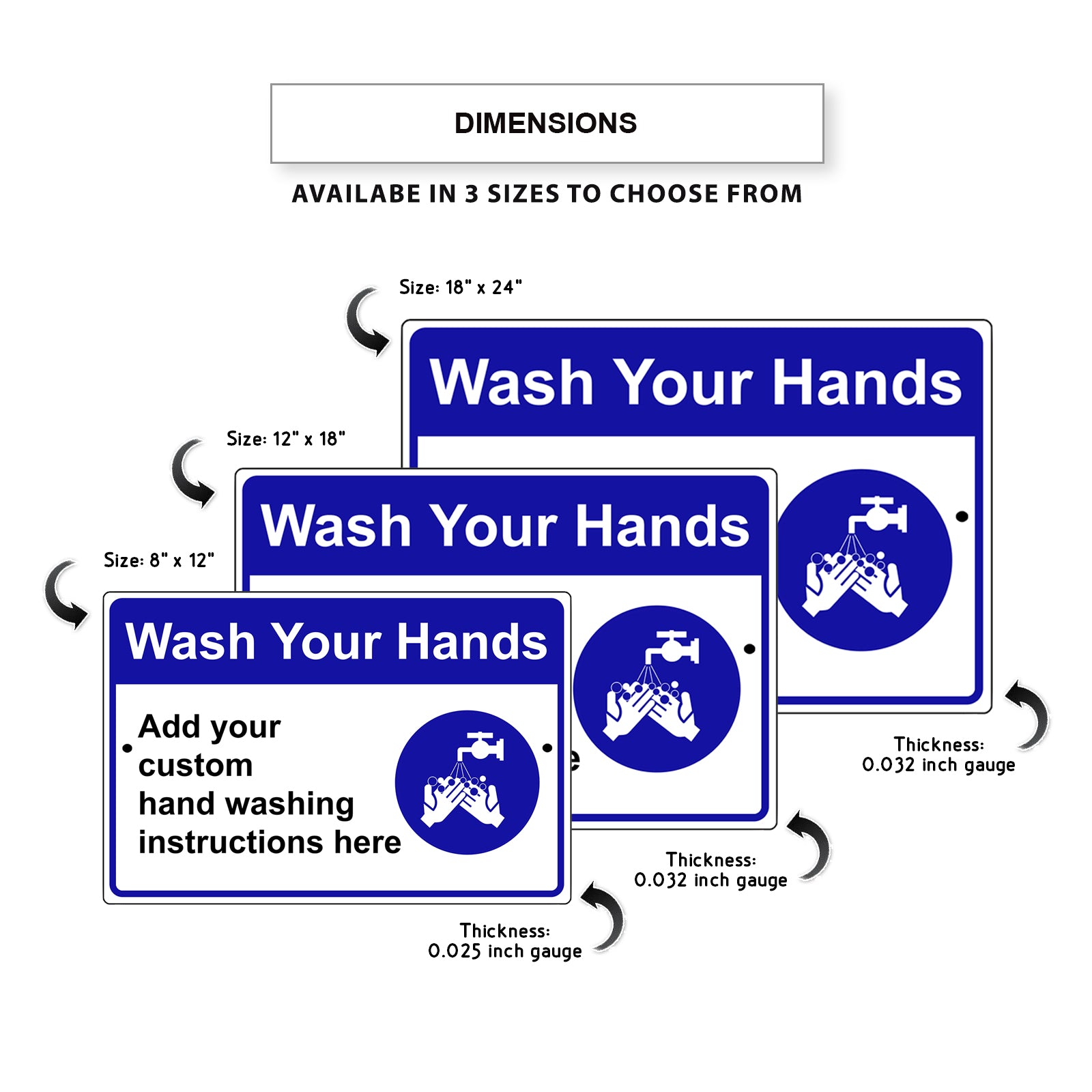 Wash Your Hands Street Sign