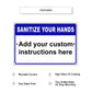 Sanitize Your Hands Sign