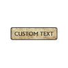 Custom Text Street Sign