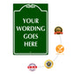 Your Wording Goes Here Sign