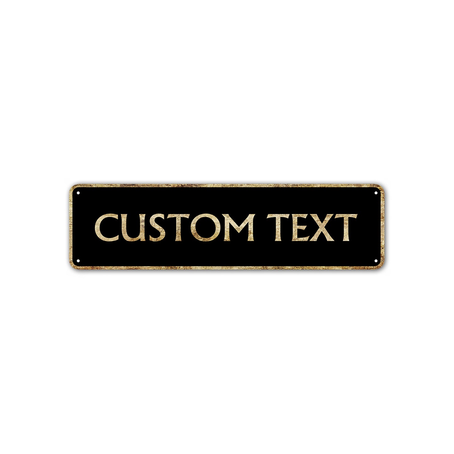Custom Text Street Sign