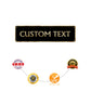 Custom Text Street Sign