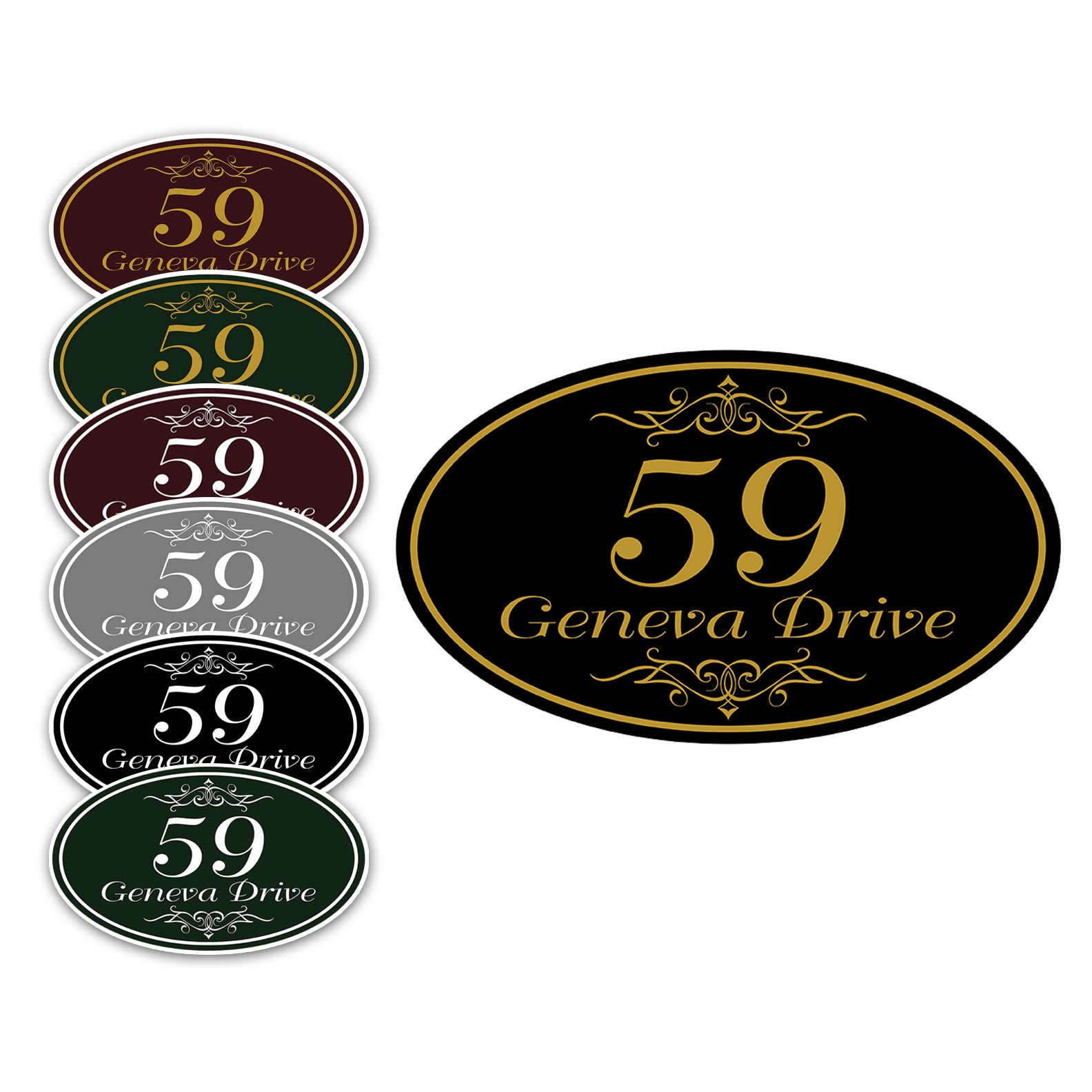 59 Geneva Drive Sign