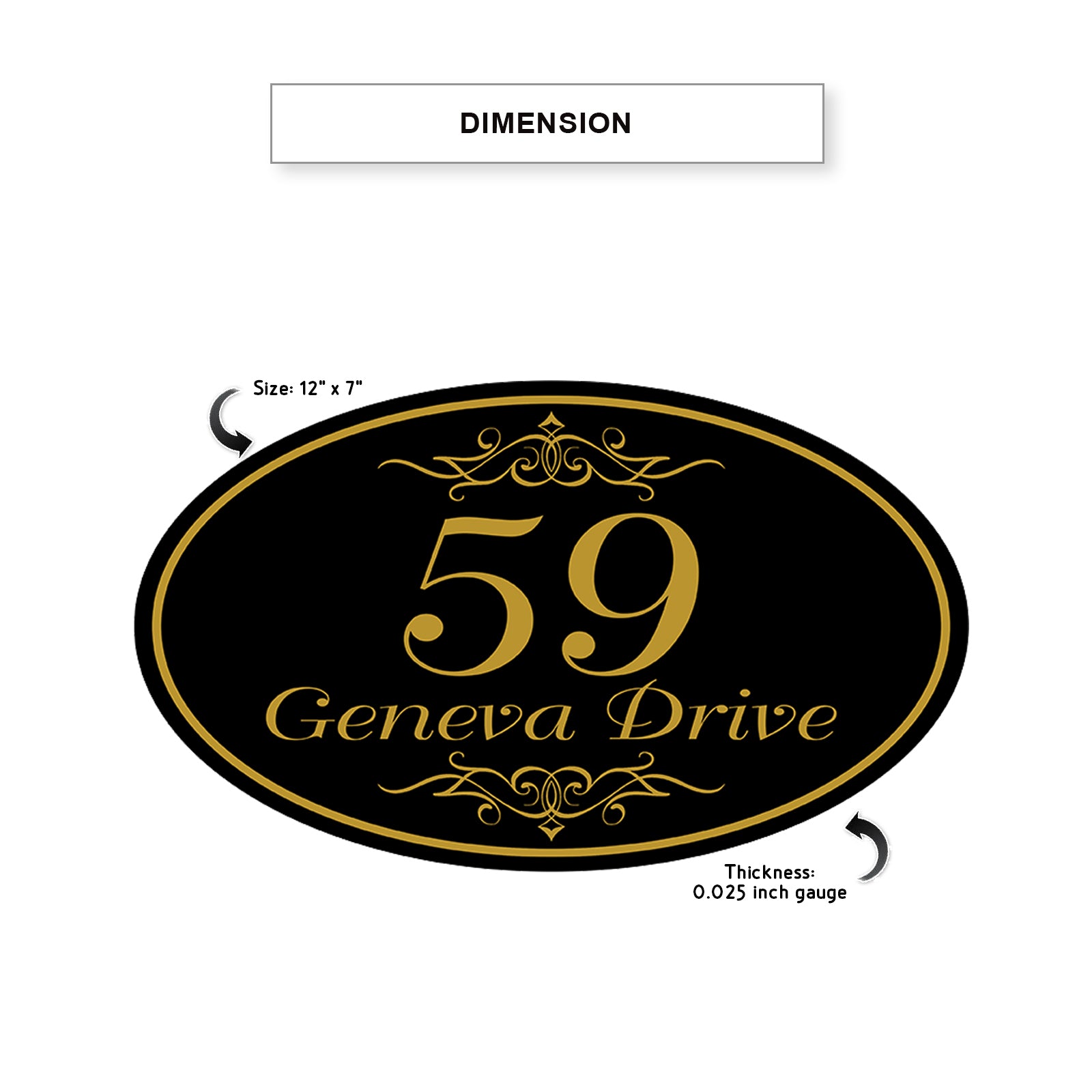59 Geneva Drive Sign