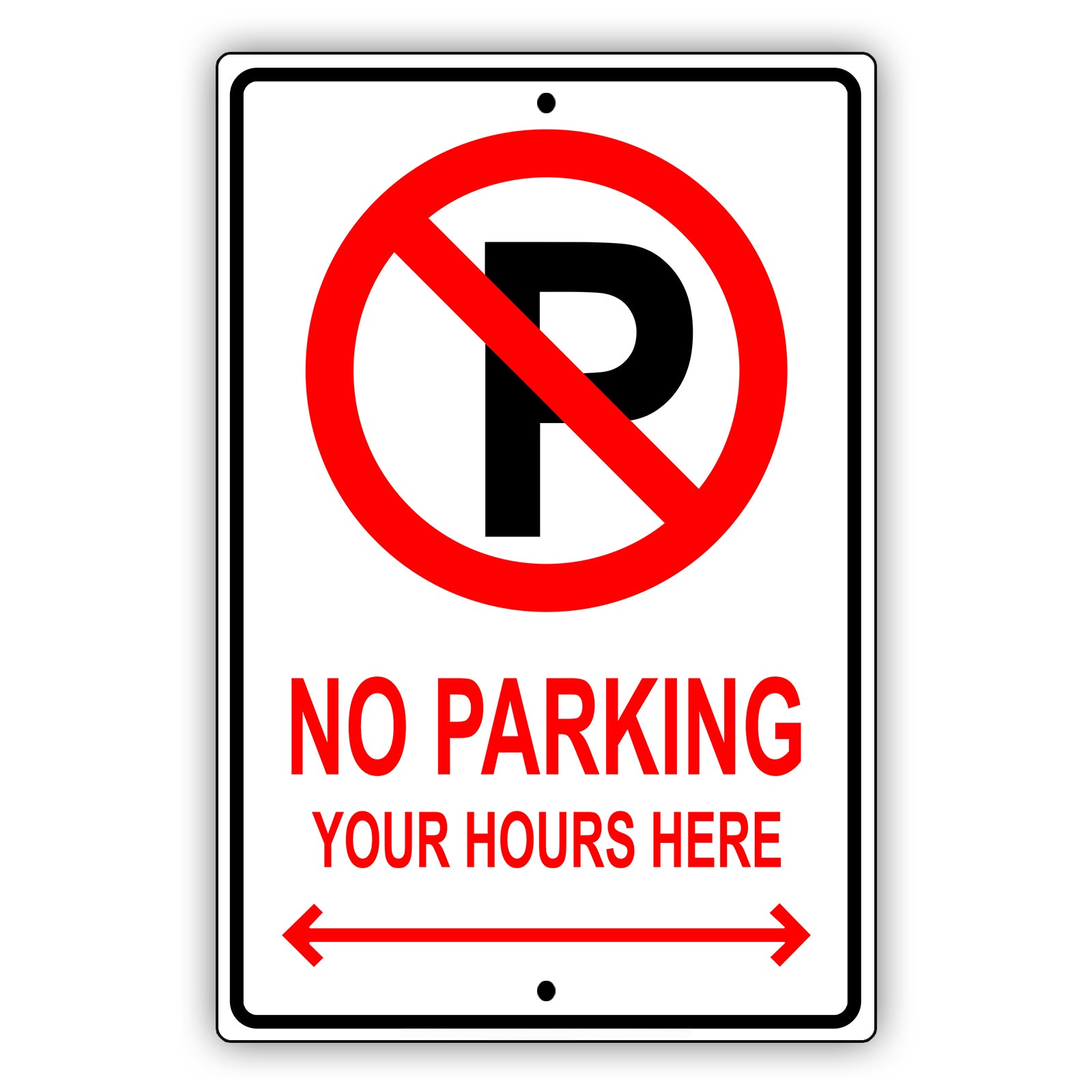 No Parking Your Hourse Here Sign