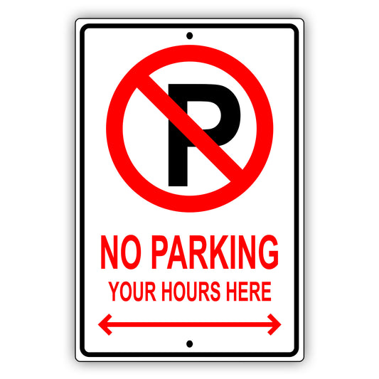 No Parking Your Hourse Here Sign