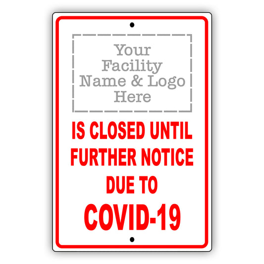 Your Facility Name & Logo Here Sign