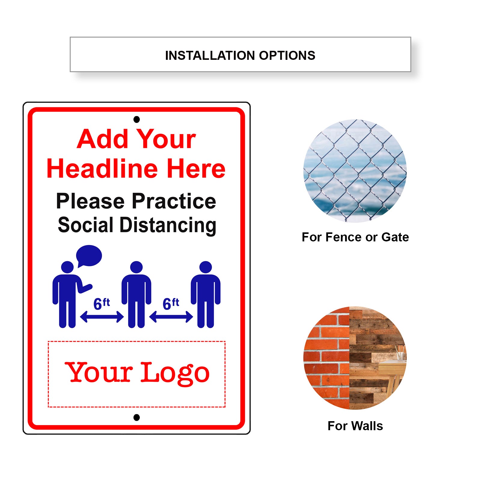 Add Your Headline Here Sign