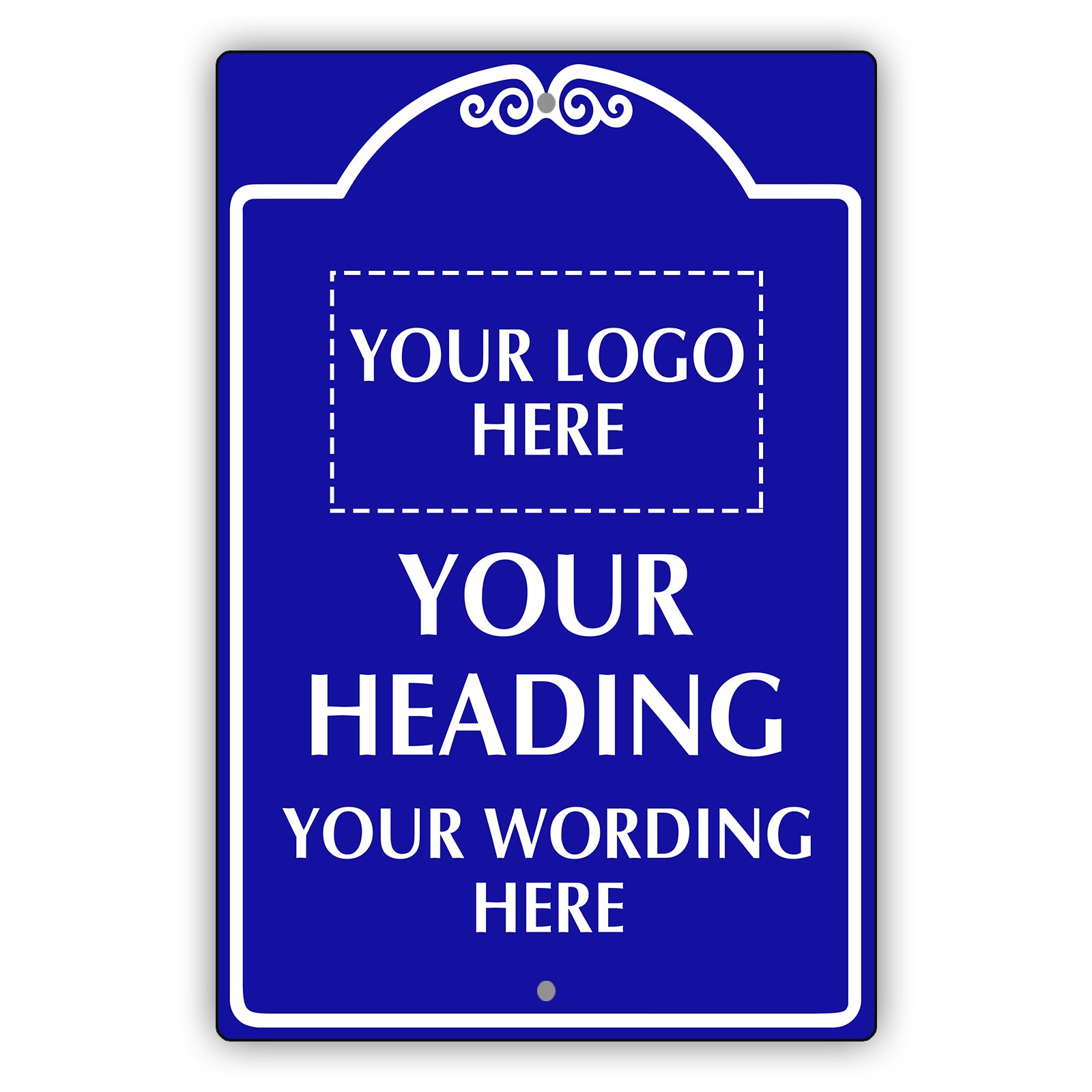 Your Heading Your Wording Here Sign