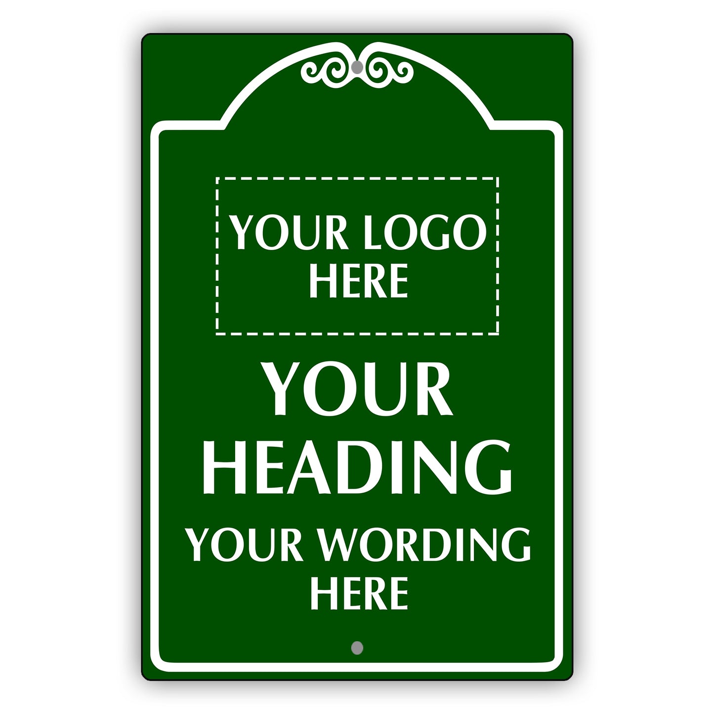 Your Heading Your Wording Here Sign