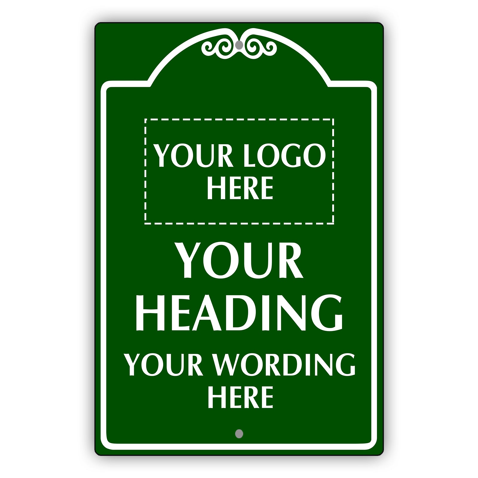 Your Heading Your Wording Here Sign