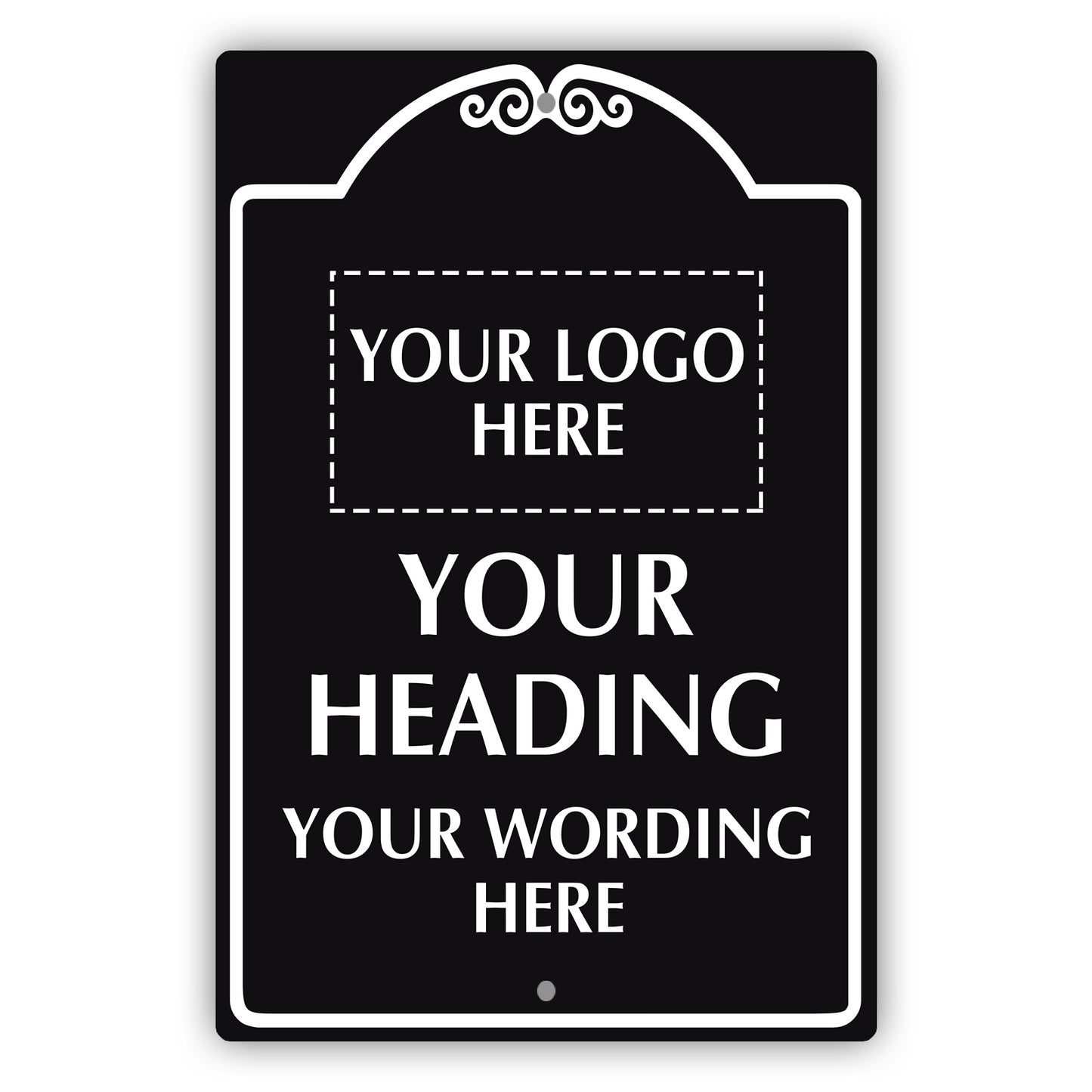Your Heading Your Wording Here Sign