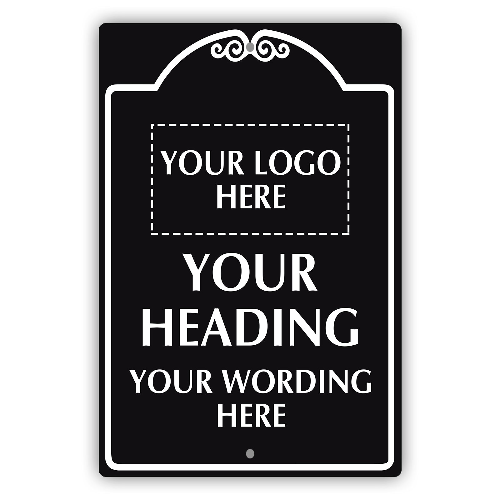 Your Heading Your Wording Here Sign