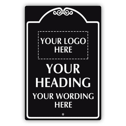 Your Heading Your Wording Here Sign
