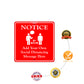 Notice Add Your Own Social Distancing Sign