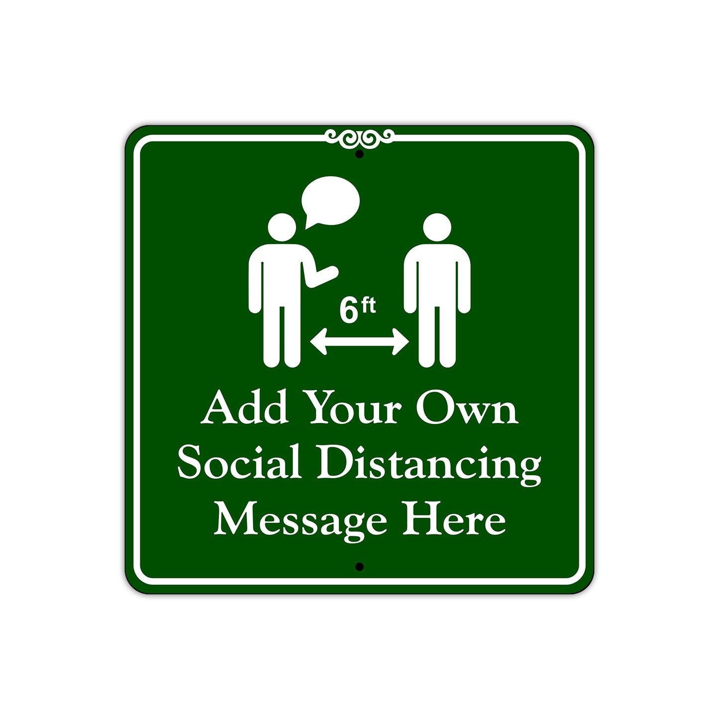 Add Your Own Social Distance Sign