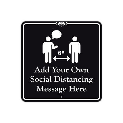 Add Your Own Social Distance Sign