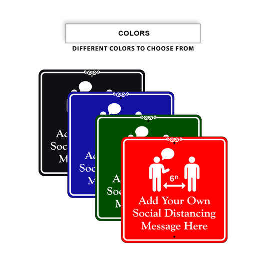 Add Your Own Social Distance Sign