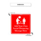 Add Your Own Social Distance Sign